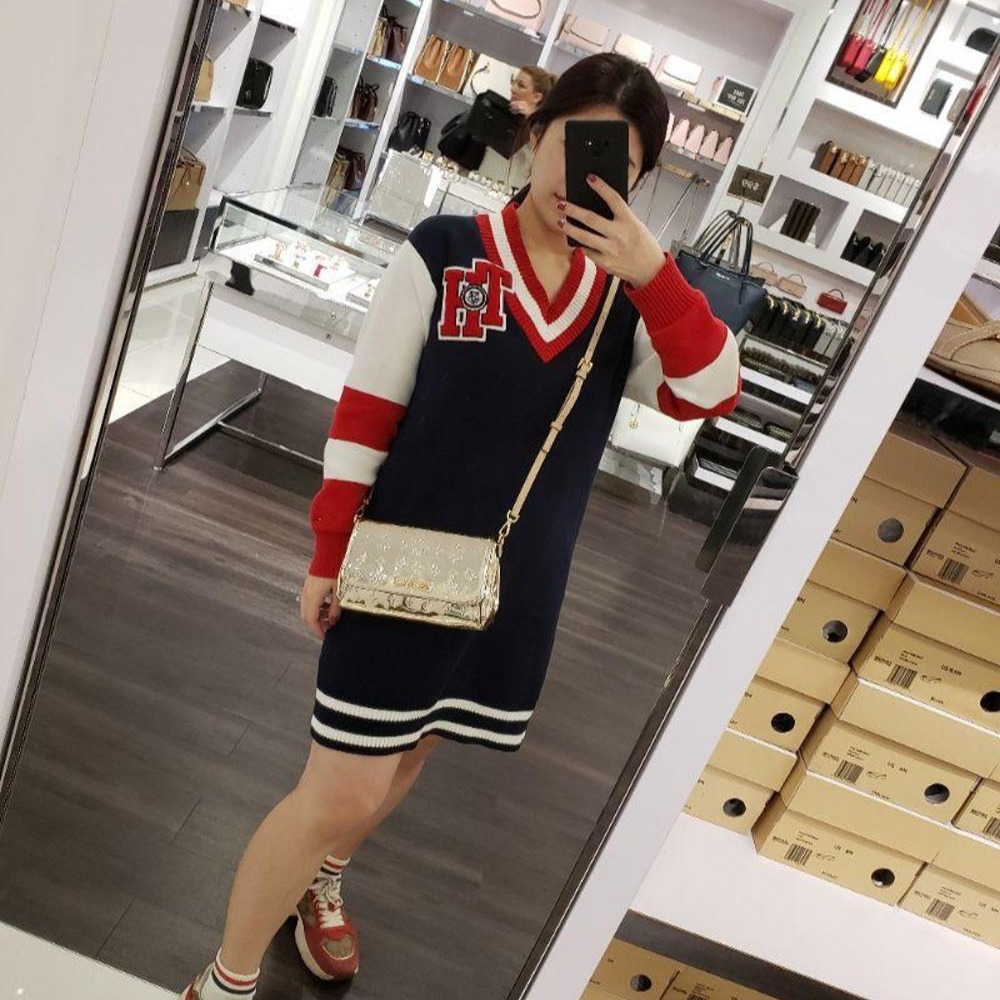 二手MK 新款 女包 印花logo鏡面 斜挎包 休閑包 LV同款 單肩包-細節圖7