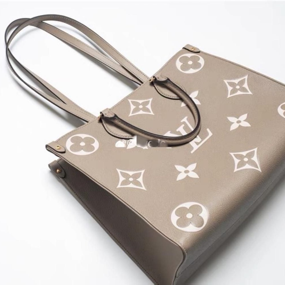 二手LV路易威登女包爆款 Onthego PM小號tote老花手提袋購物袋M45494-細節圖4