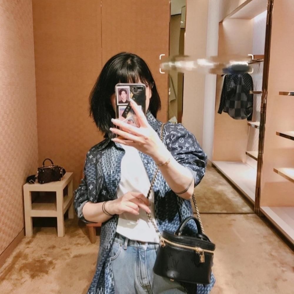 二手LV路易威登女包新款VANITY編製鏈條化妝盒單肩斜挎包M57118爆款-細節圖2