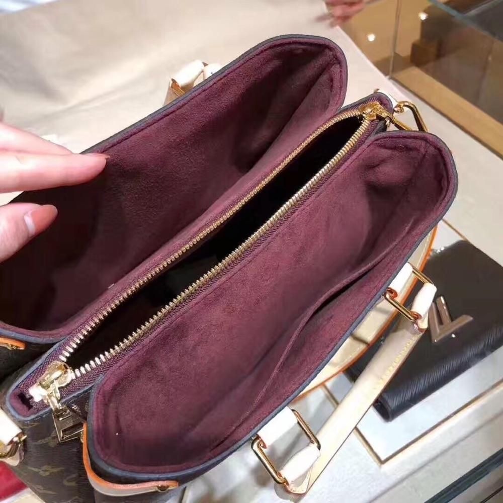 二手LV路易威登女包soufflot手提包爆款M44815小號M44816中號蒙田-細節圖5