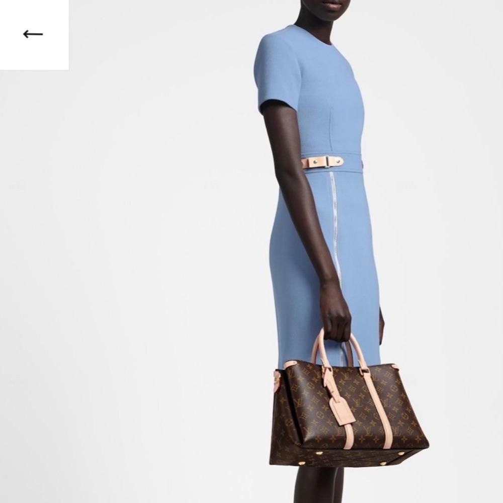 二手LV路易威登女包soufflot手提包爆款M44815小號M44816中號蒙田-細節圖9