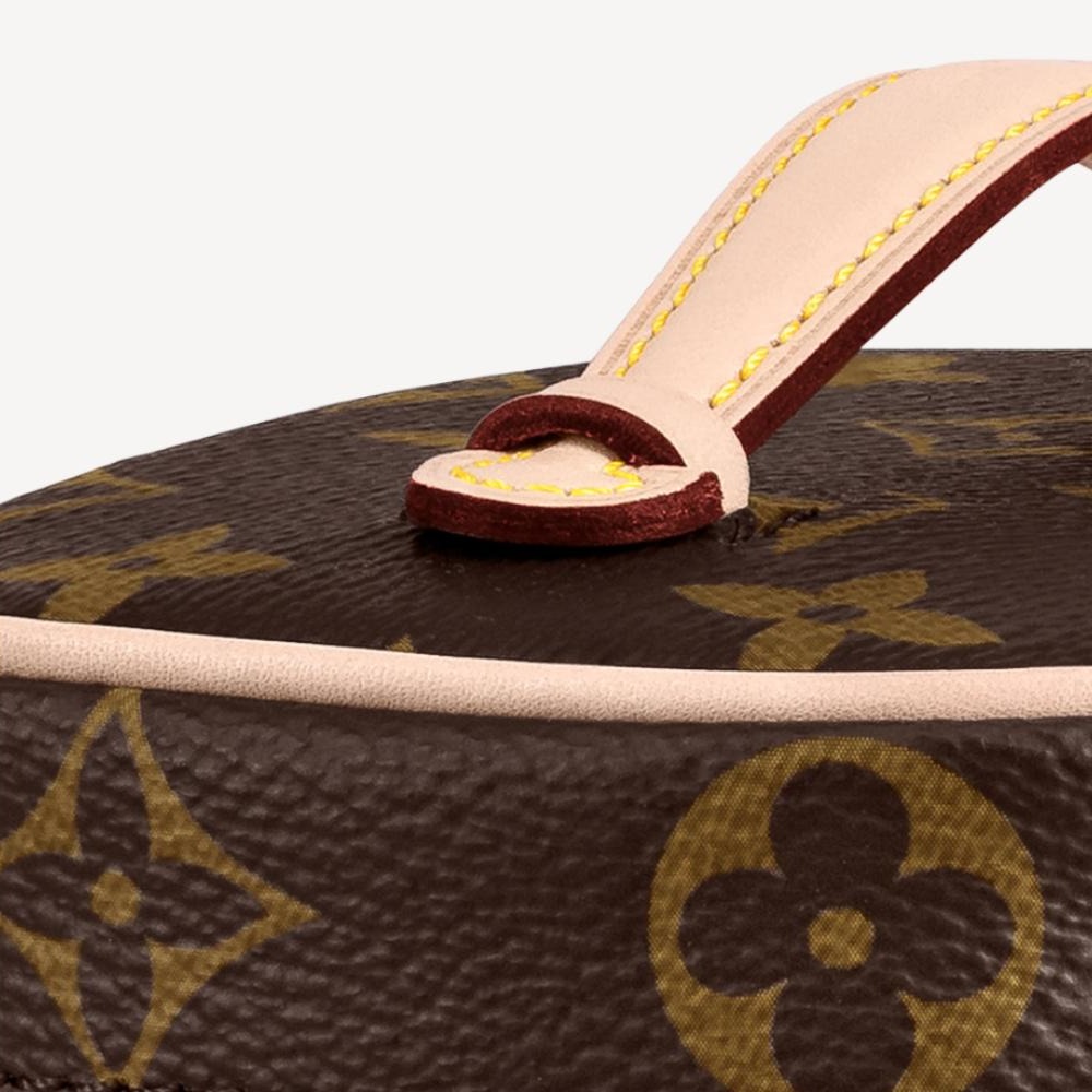 二手LV NICE NANO 化妝包洗漱包手提包 盒子包 M44936-細節圖6