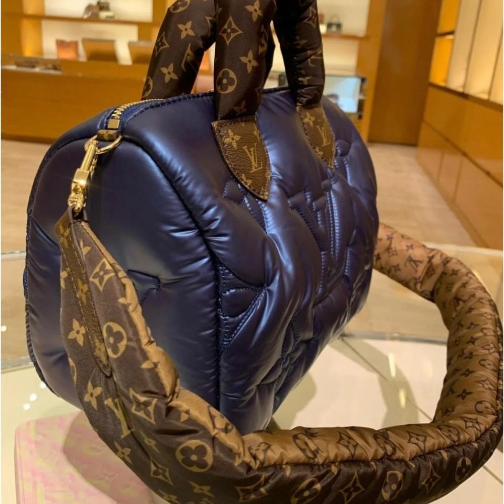 二手LV  Speedy25 女士 單肩包 斜跨手提包 M21061-細節圖3