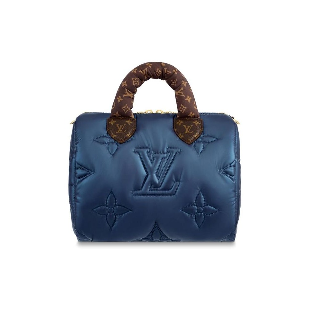 二手LV  Speedy25 女士 單肩包 斜跨手提包 M21061-細節圖7