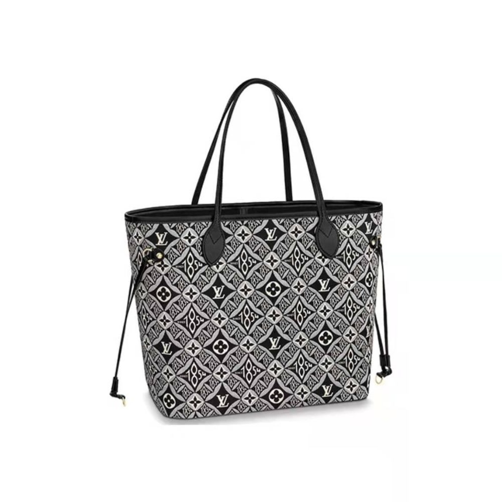 二手LV 托特子母包 1854老花印花 手提單肩包 女款 M57230-細節圖5