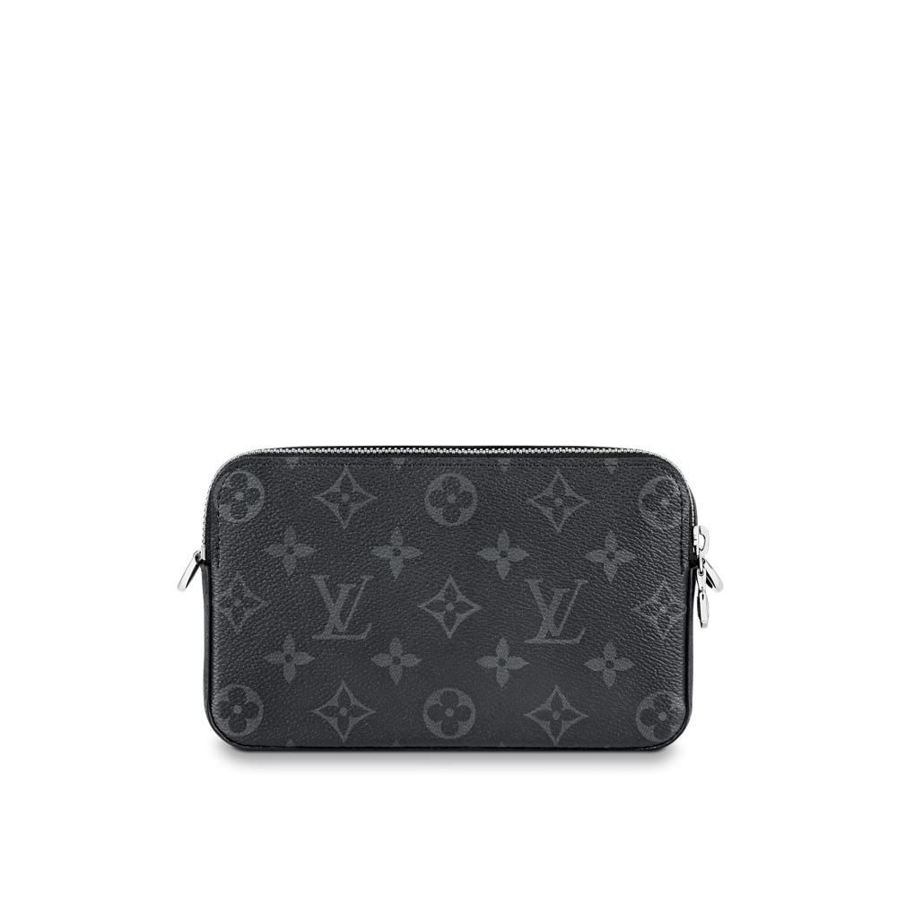 二手99新LV新款盒子包 男女同款 斜挎包 手拿包 長錢包-細節圖2