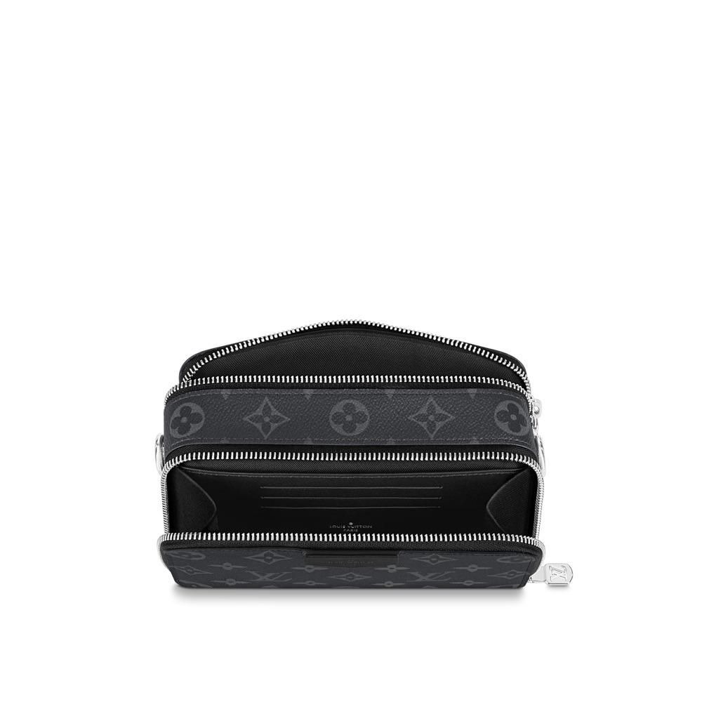 二手99新LV新款盒子包 男女同款 斜挎包 手拿包 長錢包-細節圖3