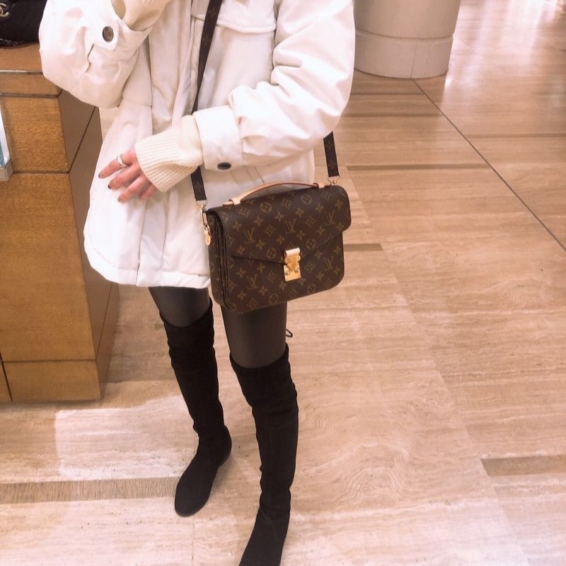 二手99新LV郵差包Metis經典老花女士手提包斜挎包M44875爆款-細節圖4