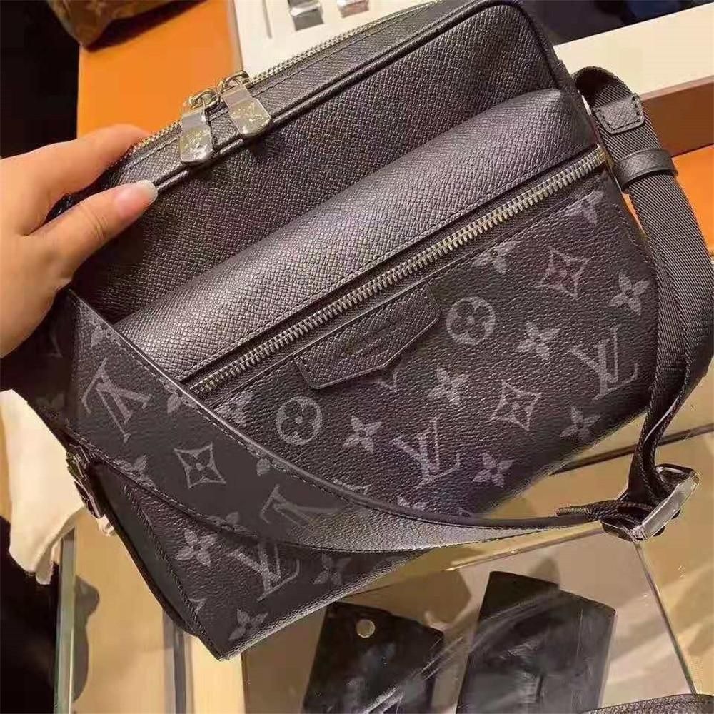 二手99新LV 路易威登 OUTDOOR 男士郵差包信使包 M30233-細節圖6