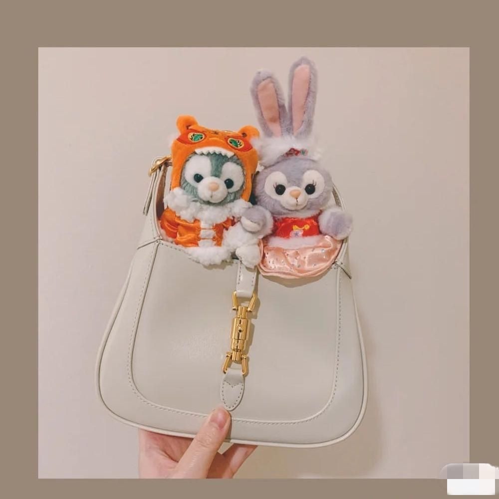 二手99新GUCCI 古馳經典新款1961迷你Jackie單肩包斜挎包腋下包-細節圖5