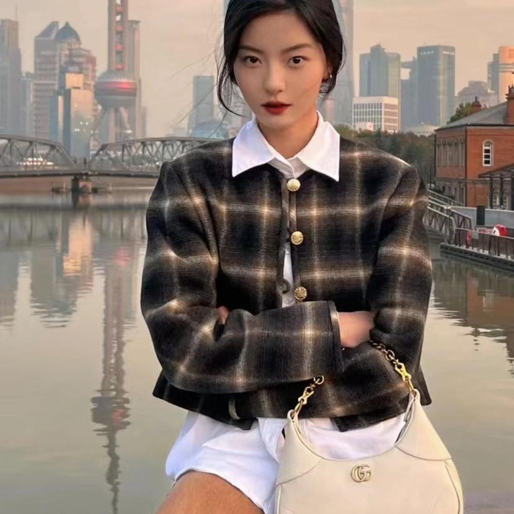 二手99新GUCCI古馳23春夏新款Aphrodite女士小號皮革單肩包腋下包多款-細節圖6