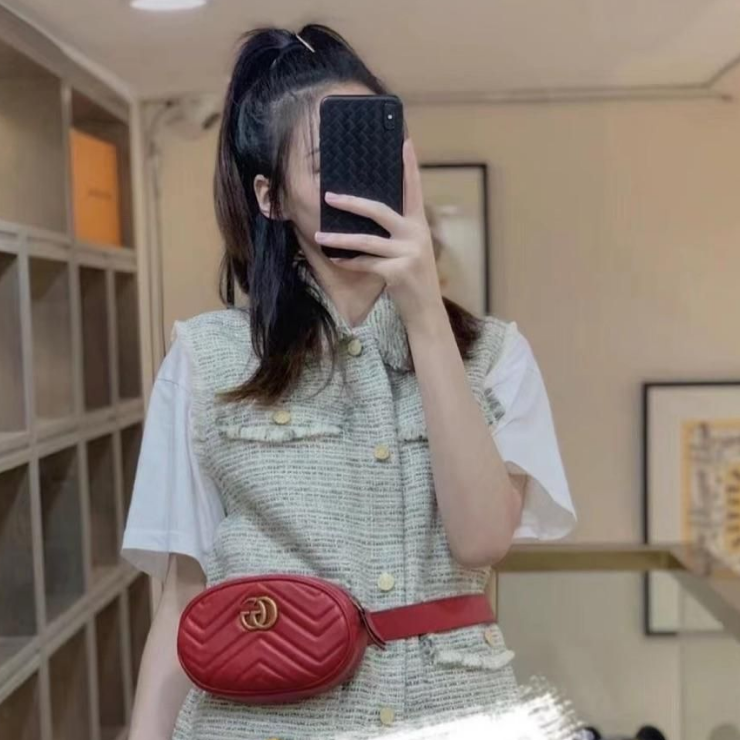 【二手99新】Gucci古馳腰包75碼B117-細節圖6