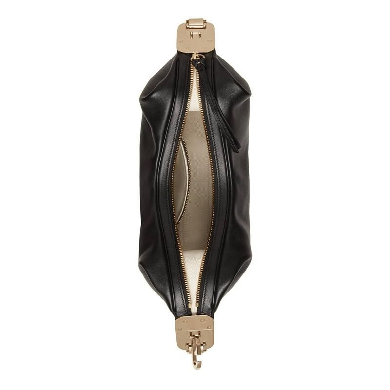 二手99新GUCCI/古馳Attache小牛皮織帶滾邊小號肩背包-細節圖7