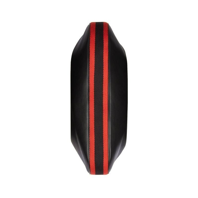 二手99新GUCCI/古馳Attache小牛皮織帶滾邊小號肩背包-細節圖8