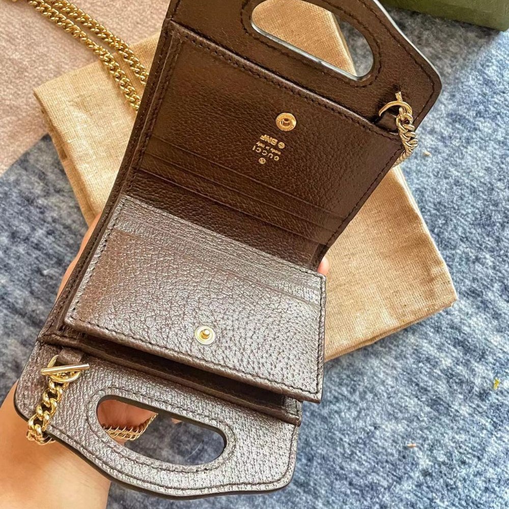 二手99新Gucci古馳女包xBananya香蕉貓咪聯名款迷你手提單肩斜挎包701066-細節圖4