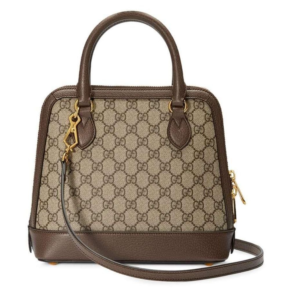 二手99新Gucci古馳新款1955馬銜扣徽標手提包單肩包斜挎包爆款-細節圖3