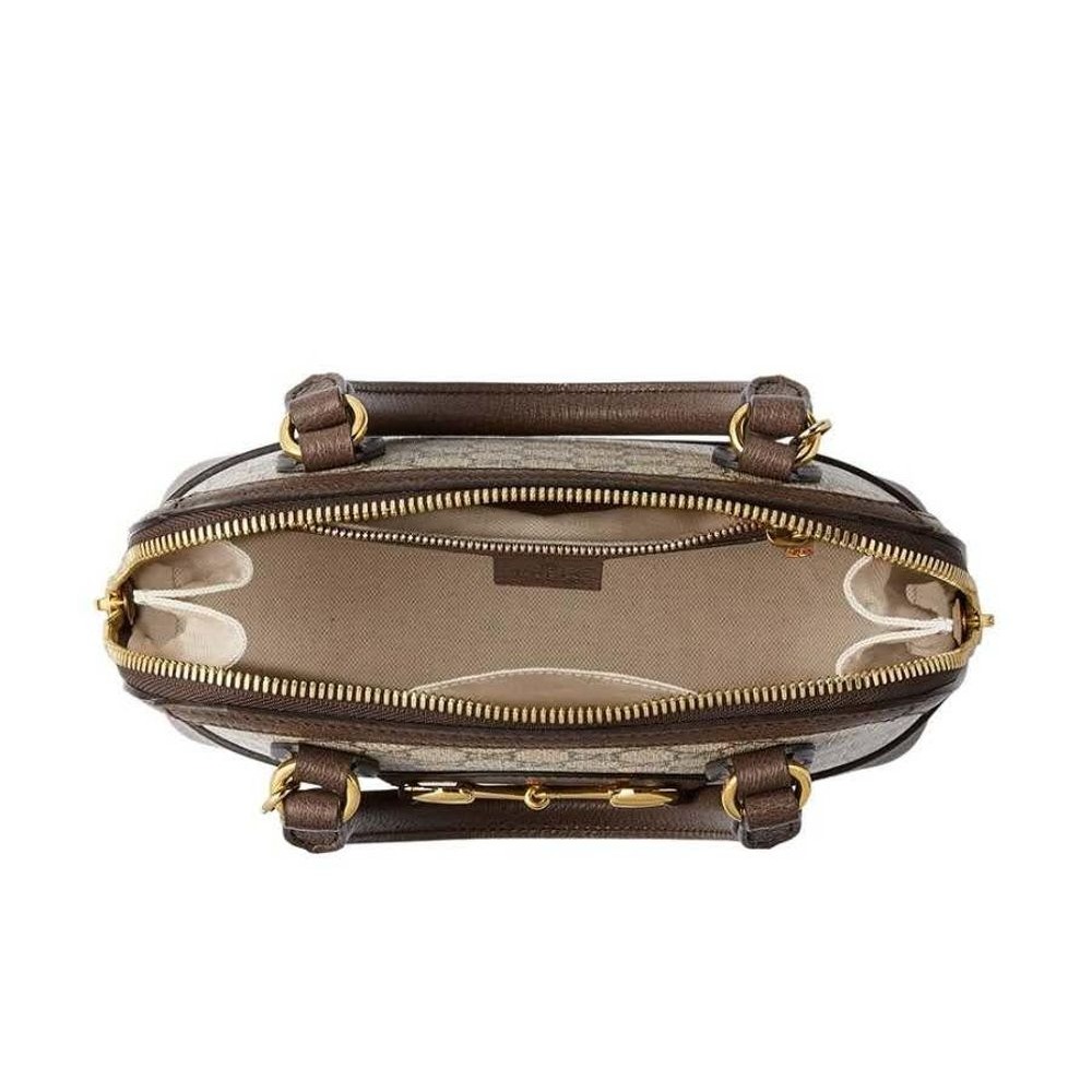 二手99新Gucci古馳新款1955馬銜扣徽標手提包單肩包斜挎包爆款-細節圖4