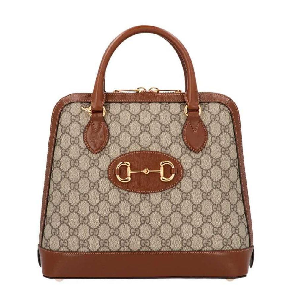 二手99新Gucci古馳新款1955馬銜扣徽標手提包單肩包斜挎包爆款-細節圖5