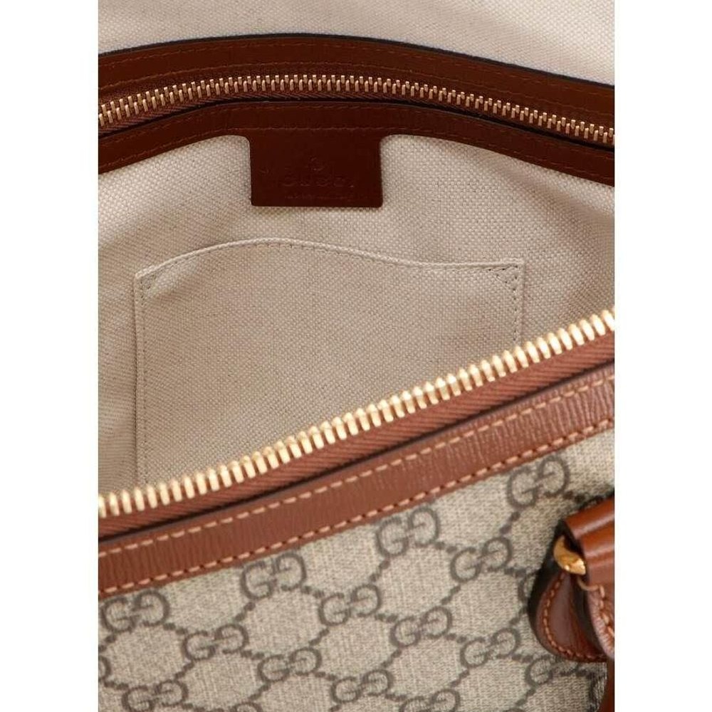 二手99新Gucci古馳新款1955馬銜扣徽標手提包單肩包斜挎包爆款-細節圖6