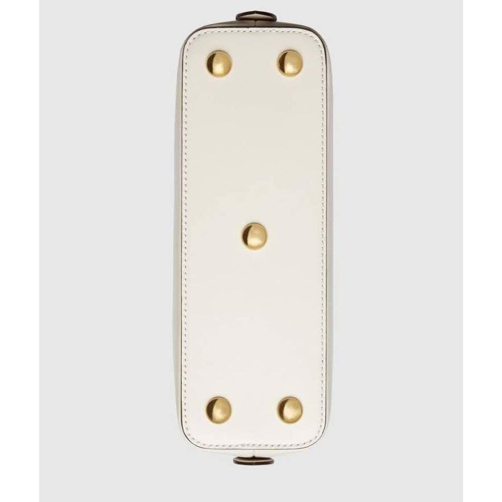 二手99新Gucci古馳新款1955純色馬銜扣徽標手提包單肩包斜挎包多色-細節圖10