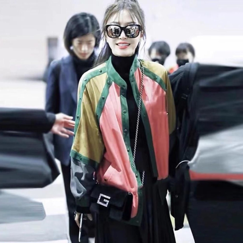【二手99新】Gucci古馳絲絨 broadway斜挎包-細節圖7