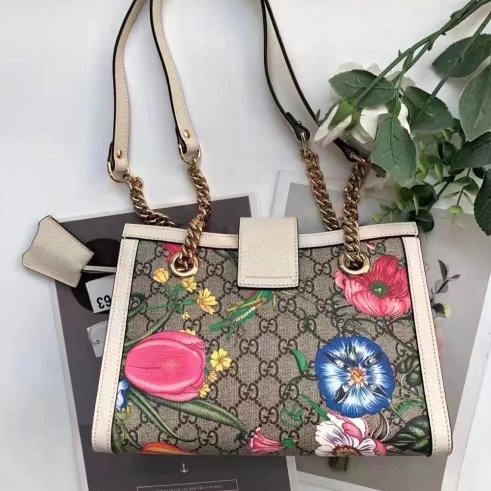 【二手99新】Gucci古馳padlock小號鏈條包D063-細節圖2