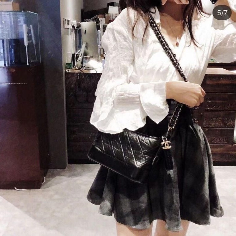 二手Chanel香奈兒流浪包爆款黑色小號-細節圖3