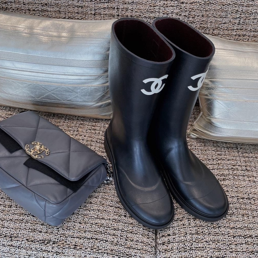 二手Chanel 女包 香奈兒19深灰色金扣小號經典款女士手提包-細節圖4