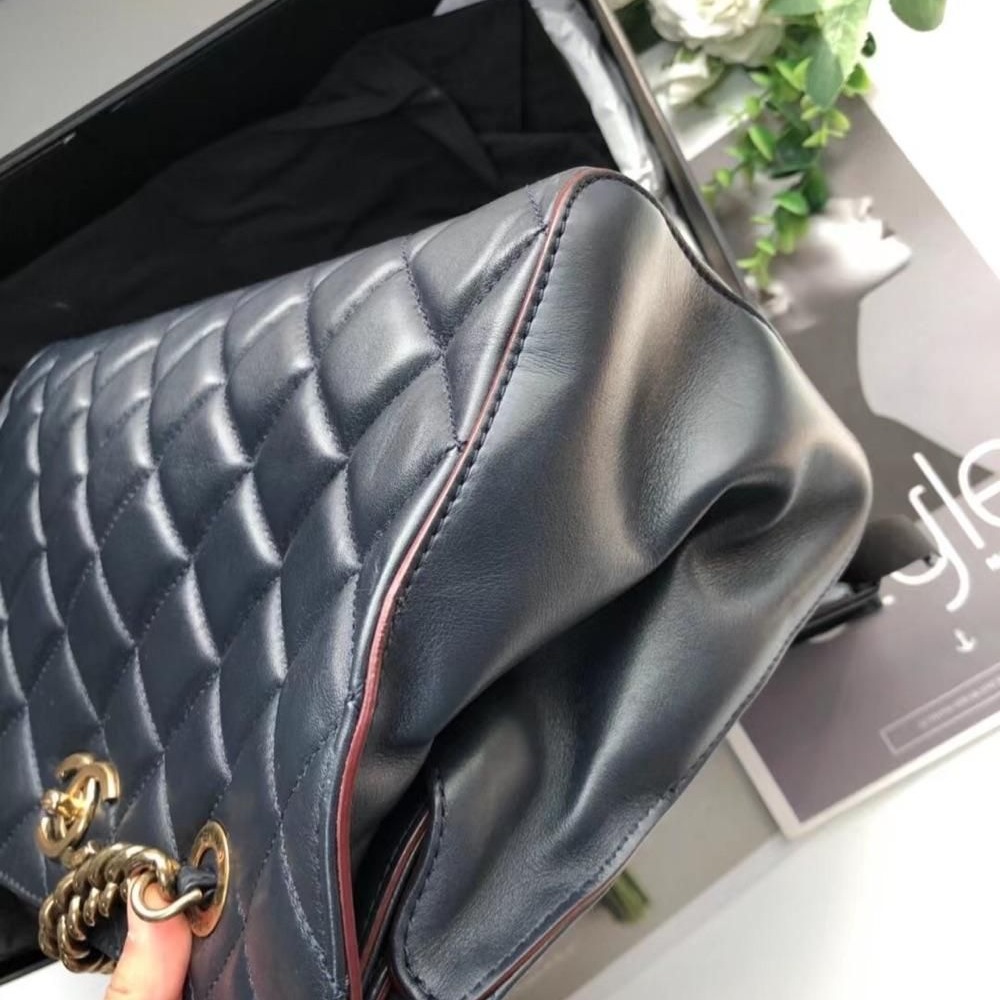 【二手98新】CHANEL香奈兒鏈條單肩包-細節圖5