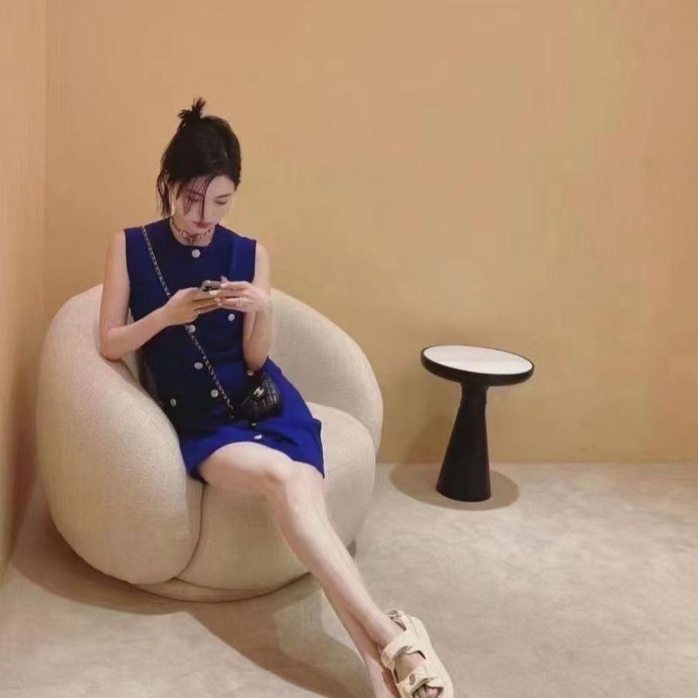 二手Chanel 香奈兒 經典爆款22s 黑金 mini愛心項鏈包 腰包 耳機包-細節圖5