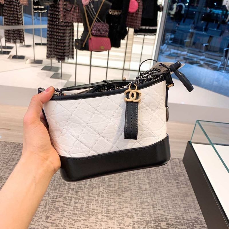 二手Chanel香奈兒女包牛皮流浪包斜挎包單肩包多色-細節圖3