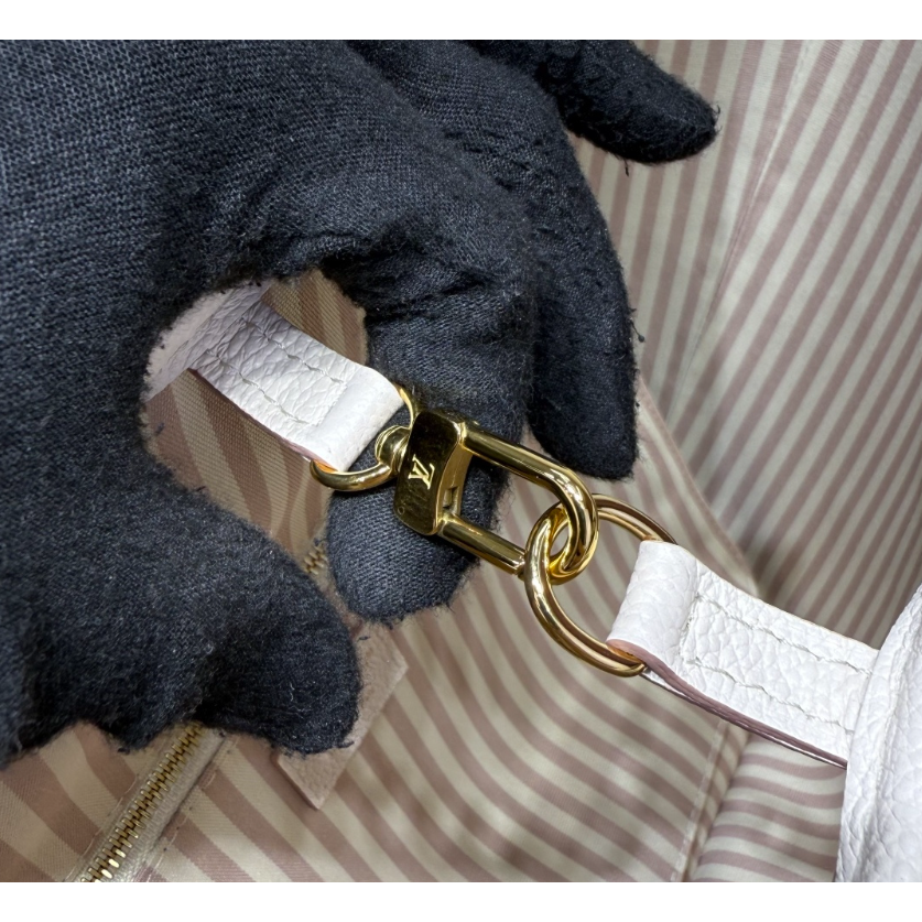二手Louis Vuitton 壓花Neverfull MM托特包購物袋手提包M1428-細節圖5