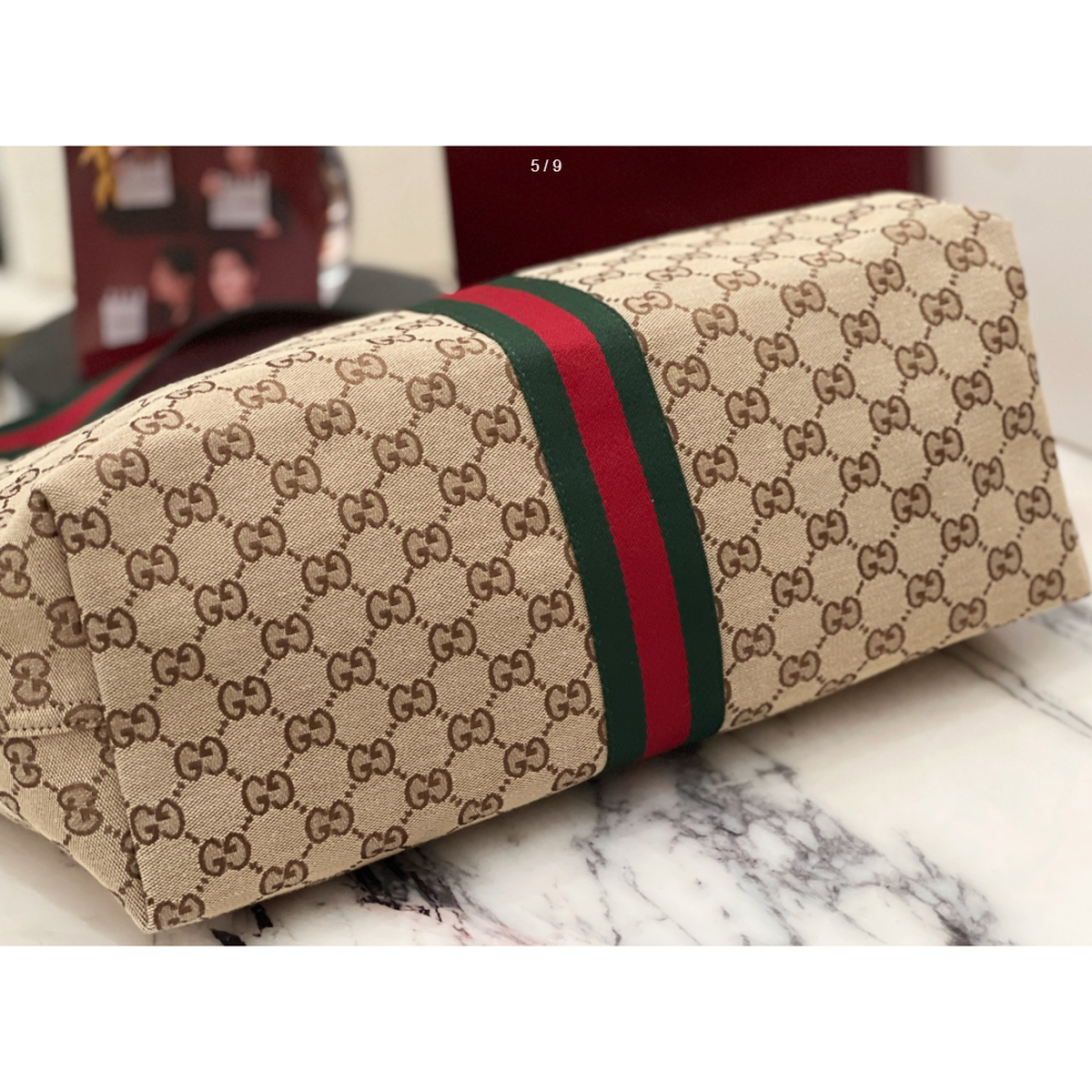 二手Gucci/古馳新款Giglio托特包單肩包手提包大容量女包-細節圖6