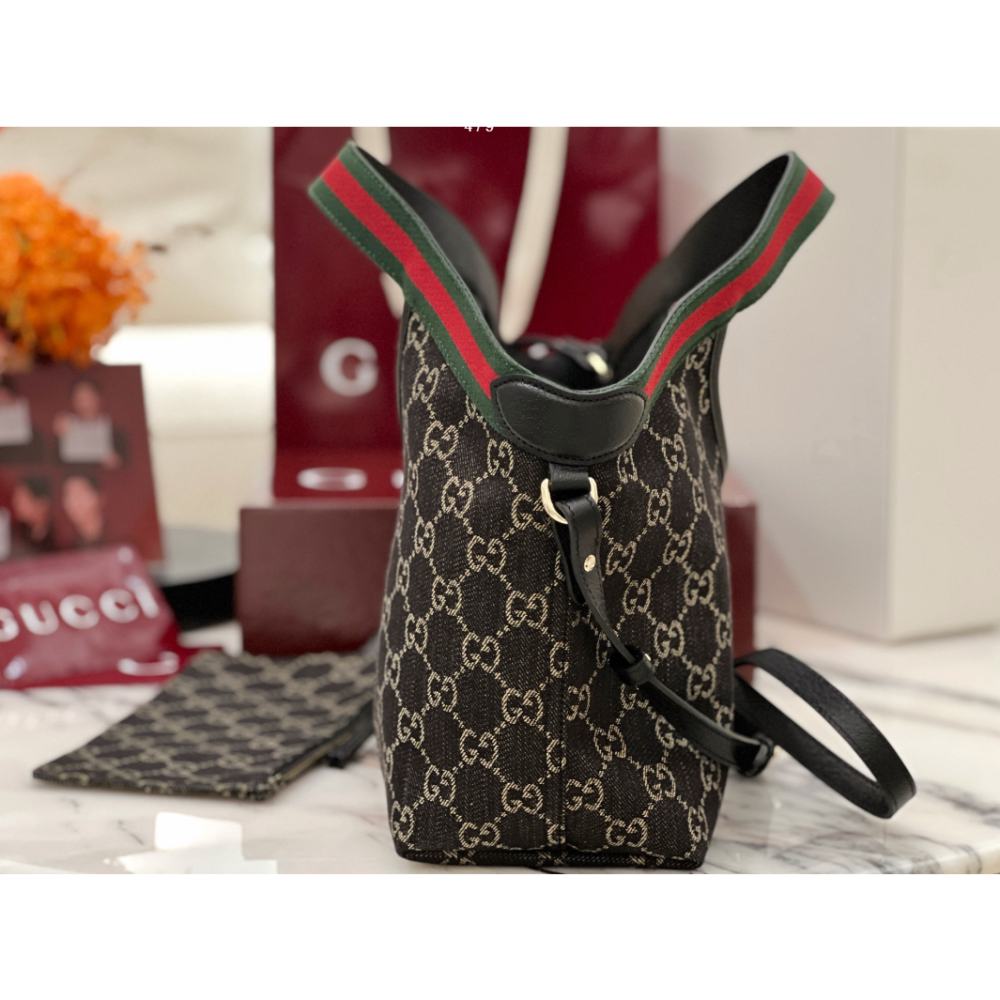 二手Gucci/Giglio托特包手提包大容量女包-細節圖3
