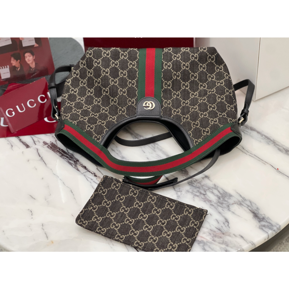 二手Gucci/Giglio托特包手提包大容量女包-細節圖5