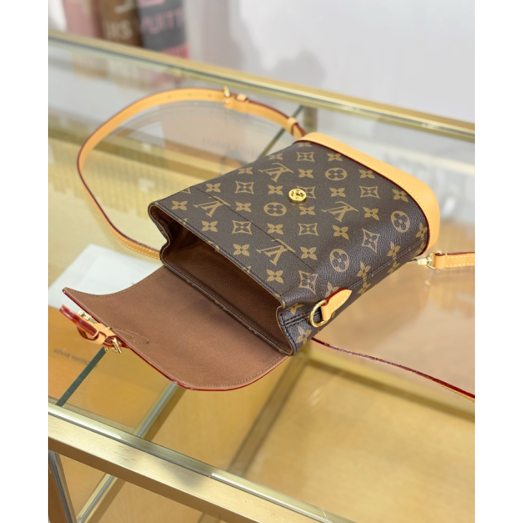 二手Louis Vuitton/路易威登 女包拼色SOHO 迷你雙肩包M14651-細節圖3