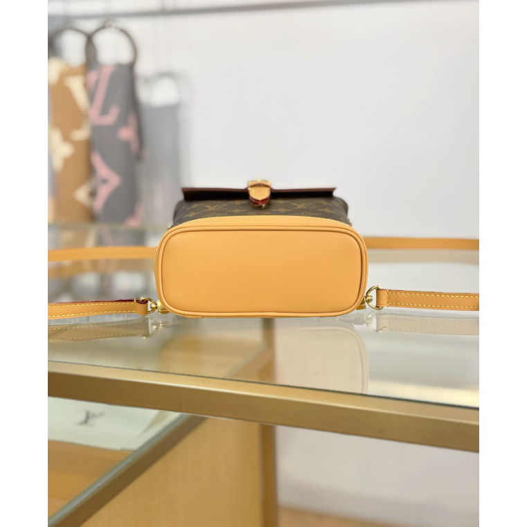 二手Louis Vuitton/路易威登 女包拼色SOHO 迷你雙肩包M14651-細節圖8