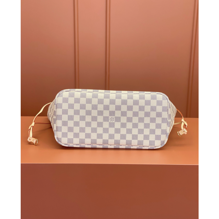 二手LV女包NEVERFULL MM棋盤格中號單肩子母包N41605-細節圖6