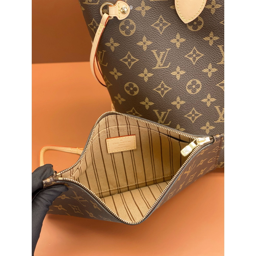 二手Louis Vuitton/路易威登LV女包Neverfull老花子母包手提包M40995-細節圖4