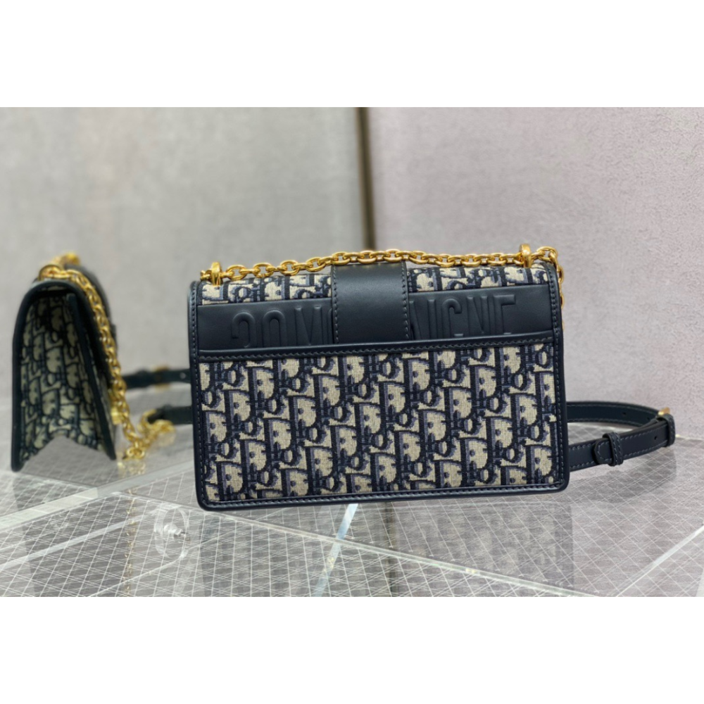 二手DIOR迪奧女包30 MONTAIGNE單肩鏈條包印花蒙田包M9208-細節圖3