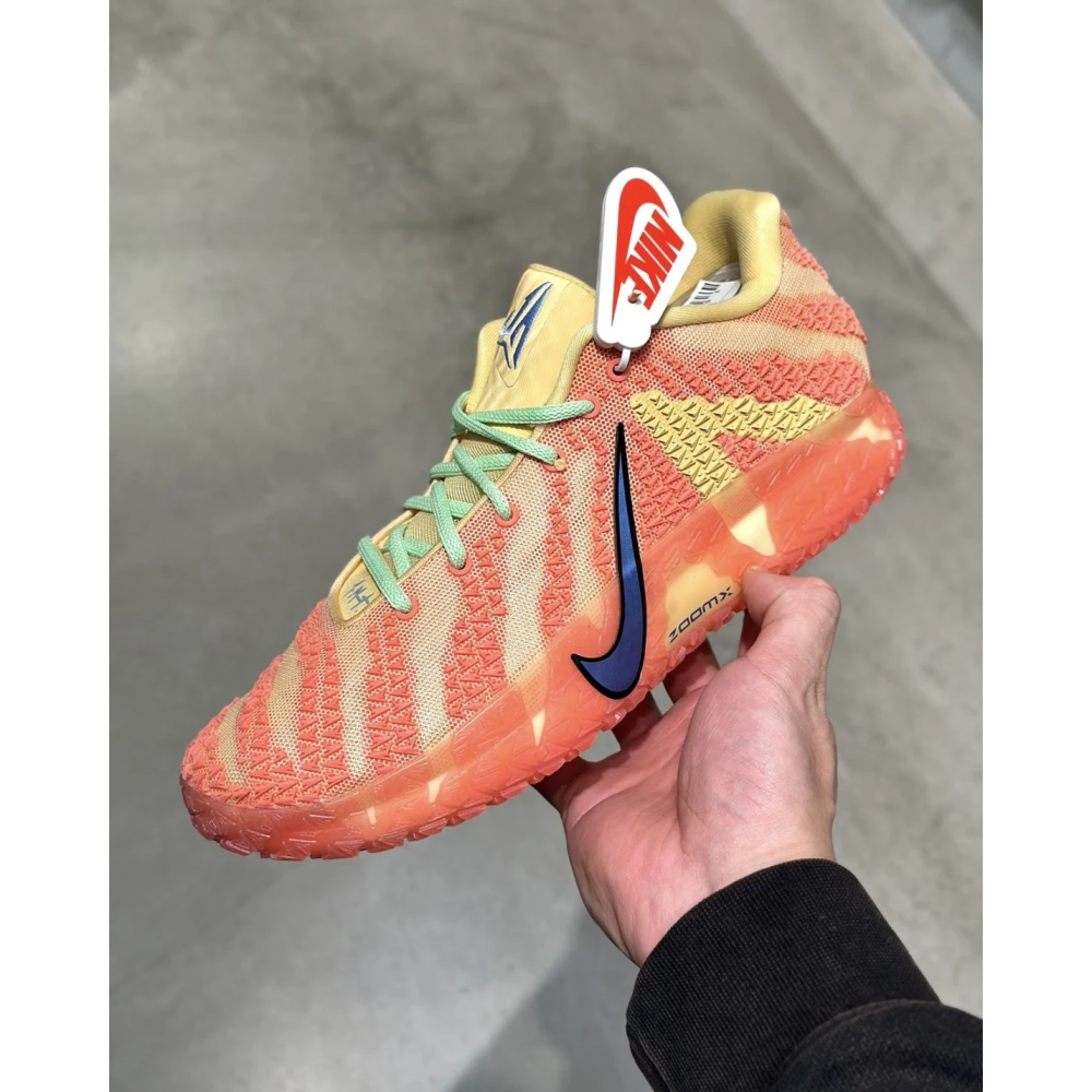 NIKE JA3 ＂Daybreak＂ 橘紅 莫蘭特三代 XDR 實戰籃球鞋(HF2794-201)-細節圖2