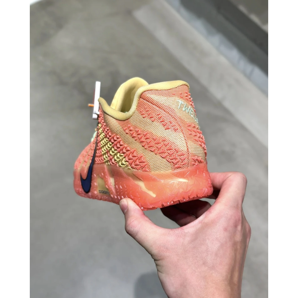 NIKE JA3 ＂Daybreak＂ 橘紅 莫蘭特三代 XDR 實戰籃球鞋(HF2794-201)-細節圖3