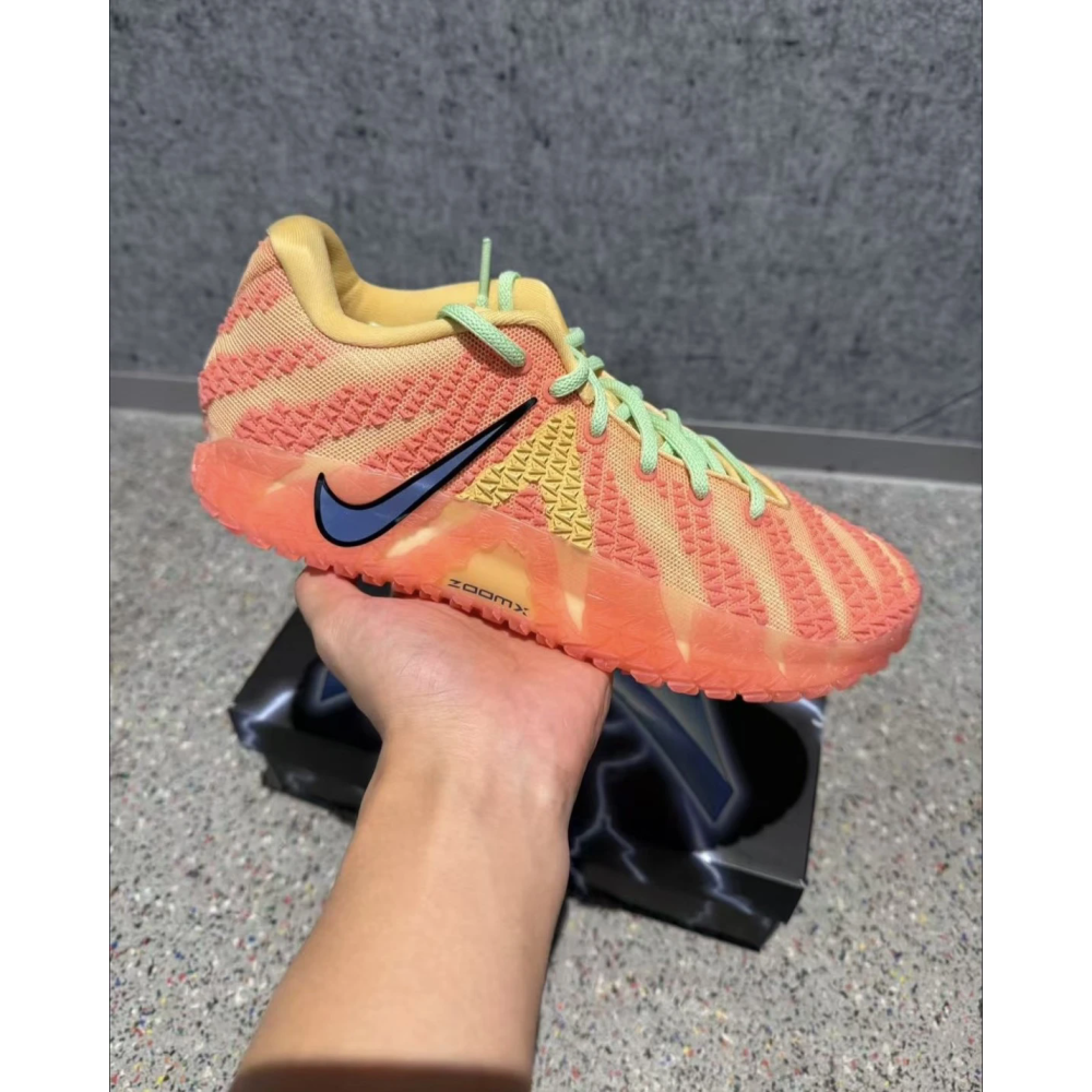 NIKE JA3 ＂Daybreak＂ 橘紅 莫蘭特三代 XDR 實戰籃球鞋(HF2794-201)-細節圖5