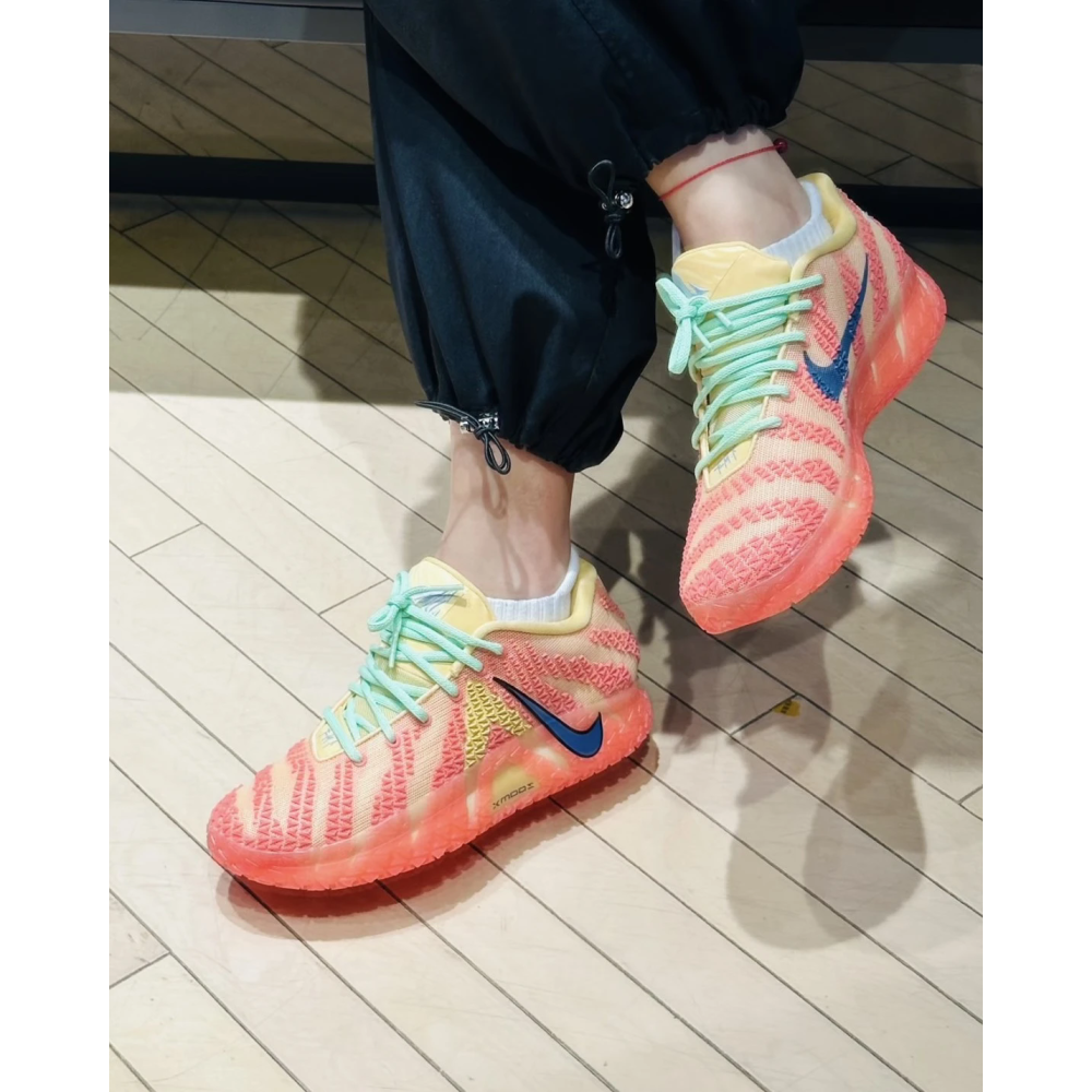 NIKE JA3 ＂Daybreak＂ 橘紅 莫蘭特三代 XDR 實戰籃球鞋(HF2794-201)-細節圖7