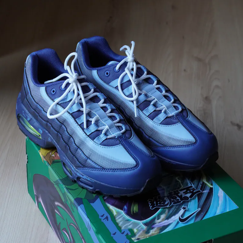 Nike Air Max Muscle 95 QS「城之內」藍 舒適 緩震 慢跑鞋 II7404-400-細節圖5