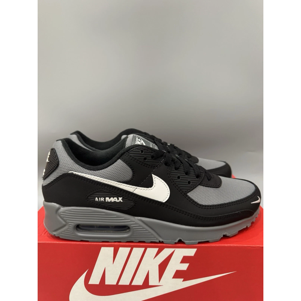 Nike Air MAX 90 黑灰 氣墊復古減震跑步鞋IM5989-010-細節圖2