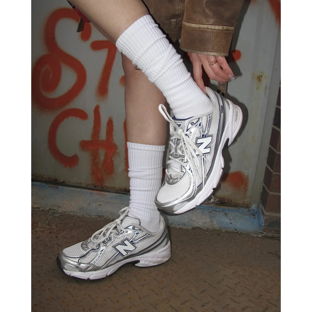 New Balance NB740 白銀 藍銀白 Y2K 舒適 慢跑鞋 (U740WN2)-細節圖6
