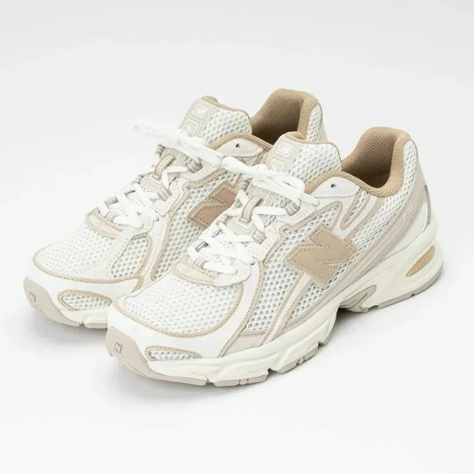 NEW BALANCE 奶茶色復古慢跑鞋 夕陽杏 U740IN2 男女鞋-細節圖2