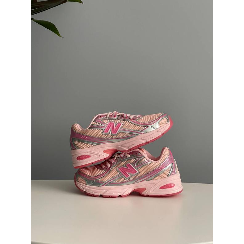 New Balance NB 740 粉色 舒適 透氣 老爹 慢跑鞋U740AP2-細節圖3