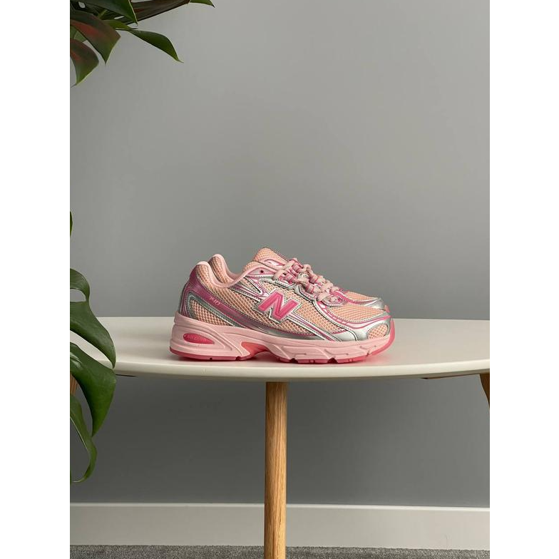 New Balance NB 740 粉色 舒適 透氣 老爹 慢跑鞋U740AP2-細節圖6